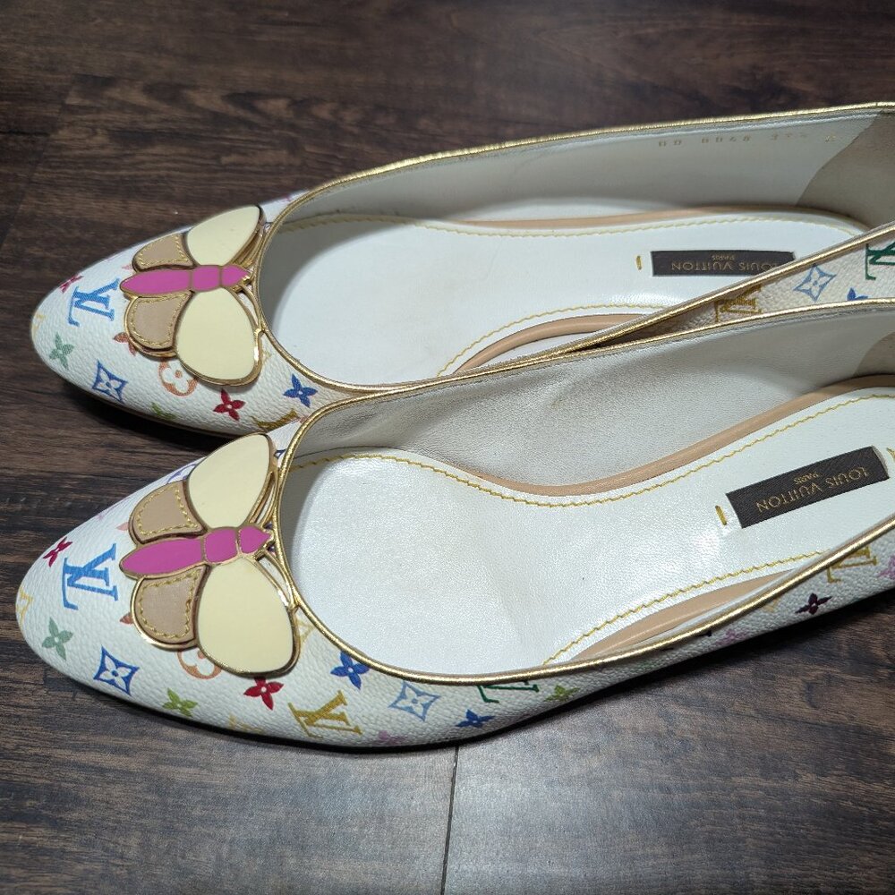 Louis Vuitton multicolor flat